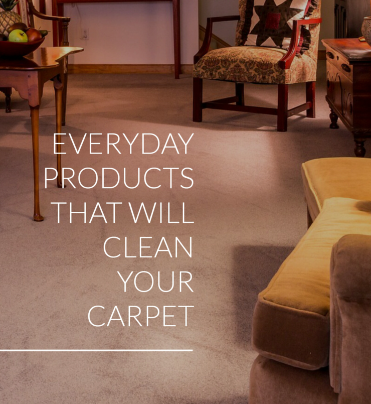 products to clean your carpet