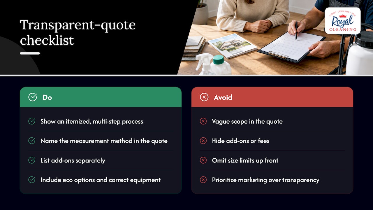 Why transparent pricing matters more than the pricing model — overview diagram